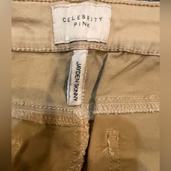 🤎🔥CELEBRITY PINK Jayden Skinny Khaki Pants size 15/32. Awesome pants - stretch! - Picture 14 of 16